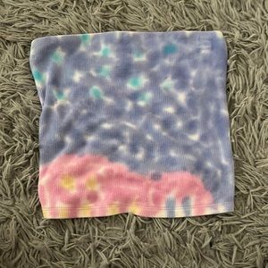 Tye dye american eagle tube top